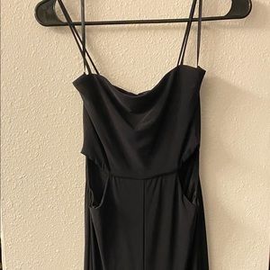 Women’s black dress romper